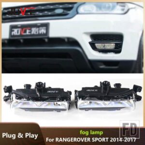 ランドローバー フロントバンパーフォグランプランプレンジローバーヴォーグ 2013-2017/スポーツ L494 2014-2017 フォグデイタイムランニングラ