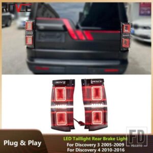 ランドローバー LED テールライトディスカバリー 4/ディスカバリー 3 2005-2016 リアブレーキウィンカーテールランプデイタイムランニングライ