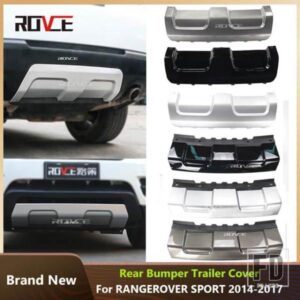 ランドローバー フロント/バックトレーラーカバーレンジローバースポーツ 2014-2017 リアバンパートレーラーカバーアンダーガードプレートアン