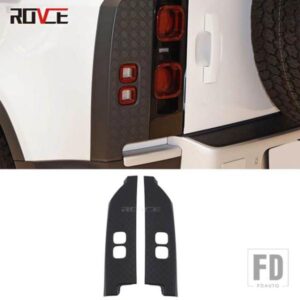 ランドローバー 2個 リアライトプロテクターボードスクラッチガードディフェンダー 90 110 2020-2023 車アクセサリー