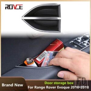 レンジローバー ランドローバー 車内ドアハンドルサイド収納ボックスアームレストコンテナホルダーカバー EVOQUE 2016-2018