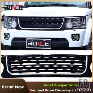 ランドローバー グリルディスカバリー 4 LR4 2014 2015 2016 L319 フロントバンパーセンターグリルアッパーレーシンググリルカーアクセサリー