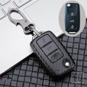 VW ABS カーボンキーケースカバー ポロティグアンパサート B5 B6 B7 ゴルフ 4 5 6 MK6 ジェッタ LAVIDA シュコダオクタヴィアシート