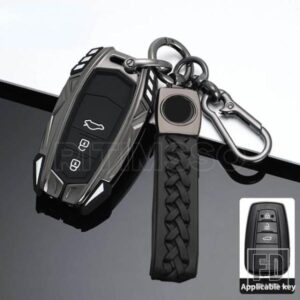 トヨタ 金属リモートキーケースカバーシェルフォブ カローラプリウスカムリ CHR C-HR RAV4 アルティスランドクルーザープラドキーレス