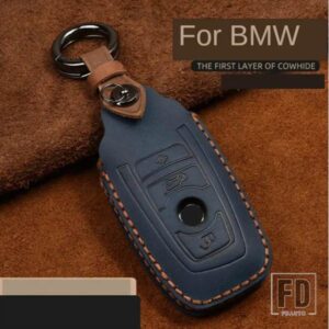 BMW クレイジーホース革キーケース F20 F30 F10 F18 F22 F01 X3 X4 F06 F02 M3 M5 キーホルダーリモコンシェルカバー
