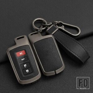 トヨタ 合金車リモートキーケースカバーシェル カローラカムリ RAV4 ハイランダーオーリス CHR アバロンランドクルーザーホルダー FOB キーレス