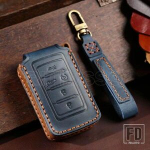 ジープ 3/5/6 ボタン革キーケーススマートリモートキーカバーグランドチェロキーワゴニア 2021 2022 アクセサリー