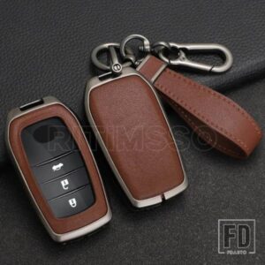 トヨタ 合金 + TPU キーケースカバーシェル 86 アルファードヴェルファイアプレビア RAV4 ハイラックスフォーチュナーランドクルーザー INNOVA
