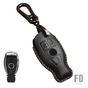 キーケースカバーシェルベンツ A C E S G クラス GLA CLA GLK GLC W204 463 176 251 205 プロテクター HOLDE アクセサリー - Black