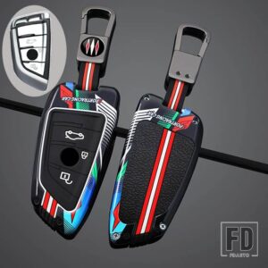 BMW キーケースカバー X1 X3 X4 X5 F15 X6 F16 G30 7シリーズ G11 F48 F39 520 525 F30 118I 218I 320I カーインテリアアクセサリー - 3 Btns Grey Black A