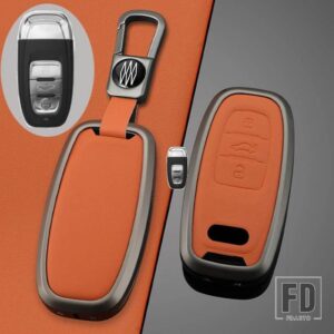 アウディ キーケースフルカバースマートリモートシェル A4 A5 A6 B6 B7 B8 A7 A8 Q5 Q7 R8 TT S5 S6 S7 S8 A8L SQ5 自動 - Type 1(FK)