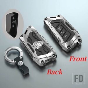 VW 合金リモートキーカバー ゴルフ 8 MK8 ID.3 ID.4 /キュプラ/シュコダ/オクタビア A8/シート/レオン MK4 2020 - Silver Type 1 PC