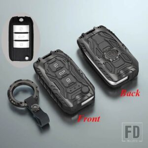 金属シェル FOB ホルダー栄威 RX5 MG3 MG5 MG6 MG7 MG ZS GT GS 350 360 750 キーレスフリップキーケースカバーバッグアクセサリー - Balck Type