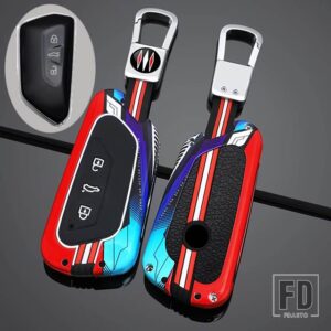 合金キーケース VW フォルクスイーゲンゴルフ 8 MK8 ID.3 ID.4 キュプラシュコダオクタヴィア A8 セアトレオン MK4 2020 2021 FORMENTOR TARRA - Silver Red 1 PC