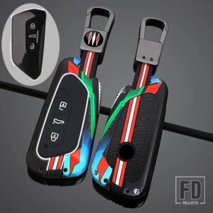 合金キーケース VW フォルクスイーゲンゴルフ 8 MK8 ID.3 ID.4 キュプラシュコダオクタヴィア A8 セアトレオン MK4 2020 2021 FORMENTOR TARRA - Grey Black 1 PC