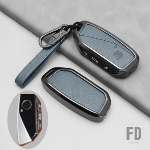 BMW 合金キーケースカバーシェル FOB I7 X7 G07 LCI IX I20 X1 U11 7シリーズ G70 G09 XM U06 G81 M3 2023 プロテクターキーレス - blue 1 pc