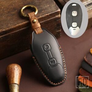 オートバイ キーケースリモートカバーシェルキーホルダーホルダー FOB ベスパ GTV300 GTV GTS300 GT S300 2024 アクセサリー - Black