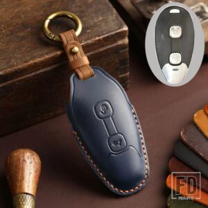 オートバイ キーケースリモートカバーシェルキーホルダーホルダー FOB ベスパ GTV300 GTV GTS300 GT S300 2024 アクセサリー - Blue