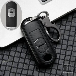 マツダ キーケースカバーキーバッグ 2 3 5 6 GH GJ CX3 CX5 CX9 CX-5 CX 2020 アクセサリーホルダーシェルセットスタイリング - 2 Buttons Set