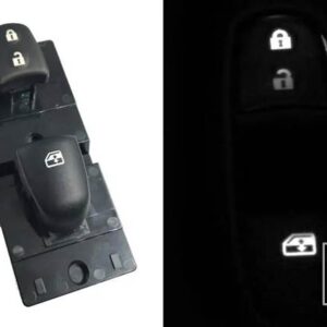 スターター電動パワーウィンドウスイッチ白色光ルノー KADJAR 2015-18 7 LED ライトがオンに - Copilot X1