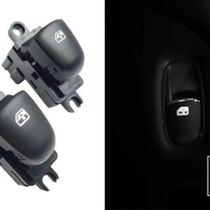 スターター電動パワーウィンドウスイッチ白色光ルノー KADJAR 2015-18 7 LED ライトがオンに - Rear L and R