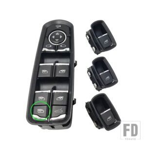 ポルシェ 新ブランド 4 ドアフロントドアウィンドウスイッチピリオンシートパナメーラカイエンマカン 7PP959858RDML 7PP959858MDML 7PP959855C - Set--window