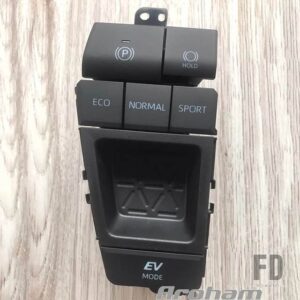 AROHAM 100% 新ブランド電動ハンドブレーキスイッチ RAV4 2019-24 エコモードノブ機能ボタン - D