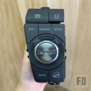 AROHAM 100% 新ブランド電動ハンドブレーキスイッチ RAV4 2019-24 エコモードノブ機能ボタン - A