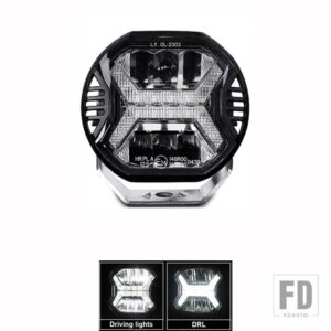 ジープ 4X4 オフロード LED ライト バー 12V 24V スポット ワーク ライト ホワイト ランプ自動 ATV オートバイ トラック 用アンバー運転自動フ - 1PCS 4inch White