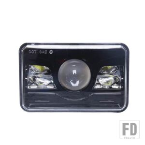 スズキ 1個 4 6インチオートバイ LED ヘッドライト 60 ワットシールドビームヘッドランプ DRZ400E DRZ400S DRZ400SM 2002-2016 - 1PCS 60W Black