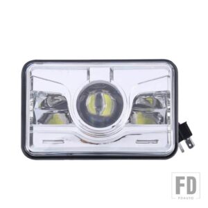 スズキ 1個 4 6インチオートバイ LED ヘッドライト 60 ワットシールドビームヘッドランプ DRZ400E DRZ400S DRZ400SM 2002-2016 - 1PCS 60W Sliver
