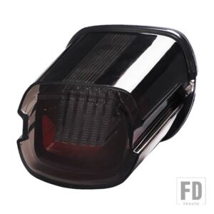 オートバイ テールライト LED リアランプテールライトブレーキストップウィンカーハーレーダビッドソンスポーツスターソフテイルダイナレイダウ - smoke