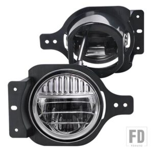 ジープ 4インチ LED フォグランプ取付ブラケットラングラー JL 2018 2019 ラングラー JK TJ LJ ハマー H1 H2 ダッジクライスラー - For JL Sliver