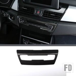 BMW ABS カーボン 2シリーズ F45 F46 2015-2018 車インナードアボウルカバーギアシフトパネルカバートリムステッカーアクセサリー - 4