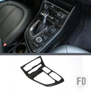 BMW ABS カーボン 2シリーズ F45 F46 2015-2018 車インナードアボウルカバーギアシフトパネルカバートリムステッカーアクセサリー - 2