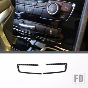BMW ABS カーボン 2シリーズ F45 F46 2015-2018 車インナードアボウルカバーギアシフトパネルカバートリムステッカーアクセサリー - 1