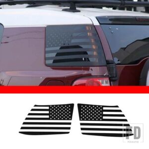 トヨタ FJ クルーザー 2007-2021 裏側窓ガラスリアサイドウィンドウプルフラワーフィルムステッカーカーアクセサリー - Style A