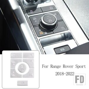 ランドローバー レンジローバースポーツ 2014-2022 合金モールドモードボタンステッカー装飾アクセサリー - Style D