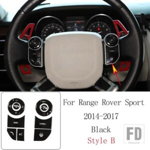 ランドローバー レンジローバースポーツ 2014-2022 合金モールドモードボタンステッカー装飾アクセサリー - Style K