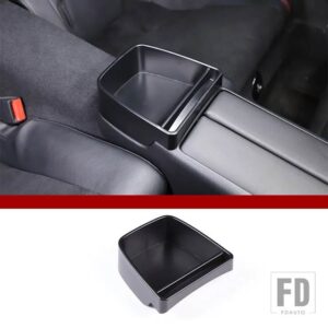 トヨタ スバル BRZ 2022 86 2022 ABS ブラック中央制御収納ボックス多機能電話トレイカーアクセサリー - Style B