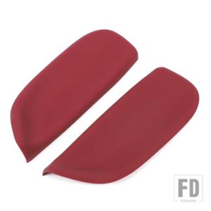BMW 5シリーズ G60 2024 2025 シリコーンブラック/レッド B ピラー防止装飾ステッカーインテリアアクセサリー - Red