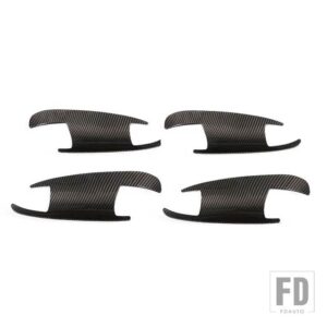 メルセデスベンツ GLK GL ML Cクラス W204 X204 X166 ABS クロームドアボウルカバートリムカーアクセサリー - Carbon Fibre