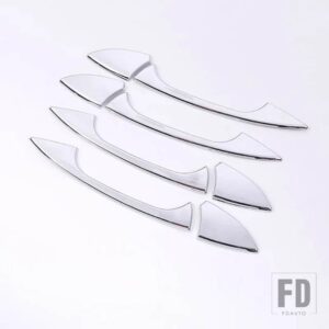 メルセデスベンツ GLK GL ML Cクラス W204 X204 X166 ABS クロームドアボウルカバートリムカーアクセサリー - Bright silver2