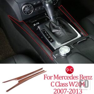 メルセデスベンツ パイン木目 Cクラス W204 C180 C200 2007-2013 インテリア装飾ステッカーカーアクセサリー - 9