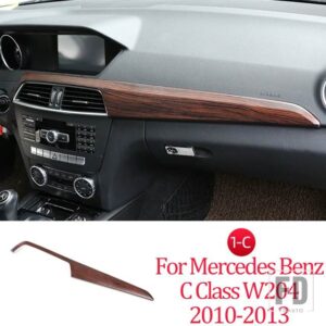 メルセデスベンツ パイン木目 Cクラス W204 C180 C200 2007-2013 インテリア装飾ステッカーカーアクセサリー - 1
