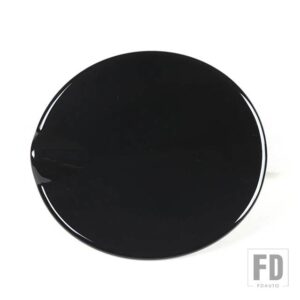 ABS カーボン/ブラックフィアット 500 2016-2024 アウター燃料タンクキャップ装飾ステッカーカーアクセサリー - Black