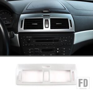 BMW X3 E83 2006-2010 車内 ABS クロームギアシフトフレームカバートリム装飾ステッカーセンターコンソールアクセサリー - 3