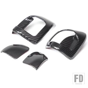 BMW 2シリーズ F22 F23 2014-2019 2 ドアバージョン ABS カーボンフロントシートフリップスイッチカバー装飾アクセサリー - Carbon Fiber