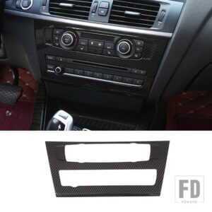 BMW ABS カーボン X3 X4 F25 F26 2011-2017 カーインテリアセンターコントロールパネルステアリングホイールドアトリムステッカーアクセサリー - 5