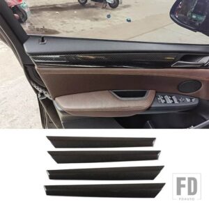 BMW ABS カーボン X3 X4 F25 F26 2011-2017 カーインテリアセンターコントロールパネルステアリングホイールドアトリムステッカーアクセサリー - 13